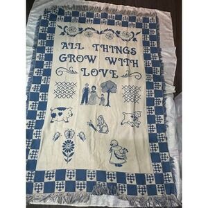 Blanket Kuscheldecke Goodwin Weavers made in the USA cottagecore grandmacore